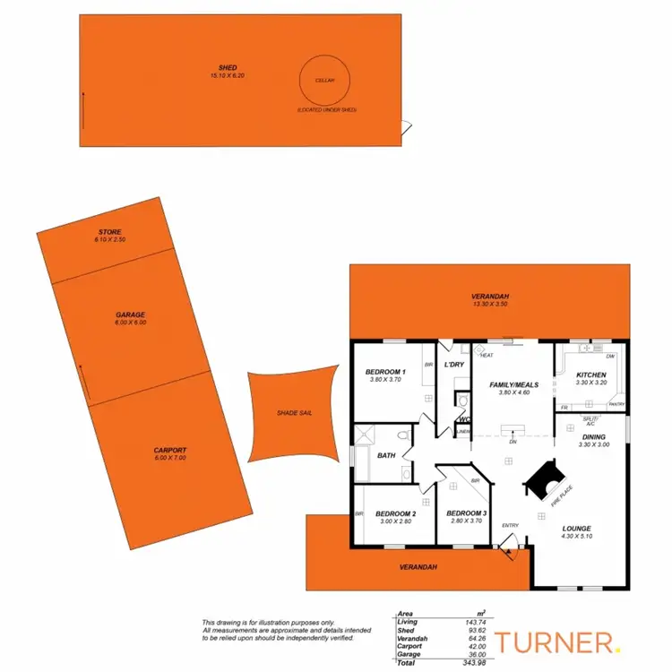 Floorplan of Homely house listing, 54 Aunger Road, Lewiston SA 5501