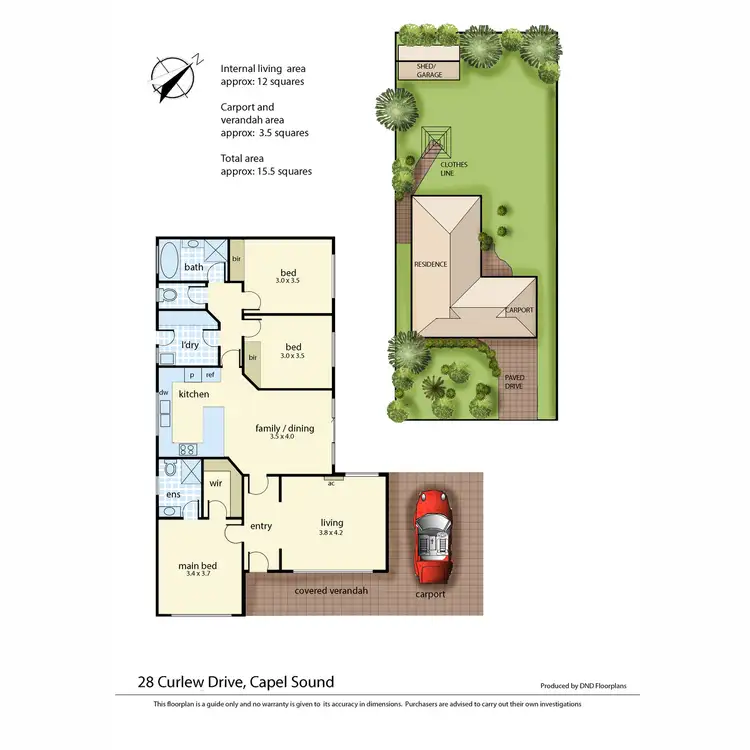 Floorplan of Homely house listing, 28 Curlew Drive, Capel Sound VIC 3940