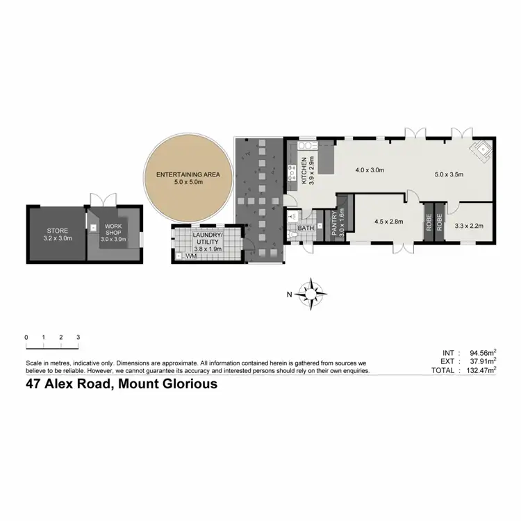 Floorplan of Homely land listing, 47 Alex Road, Mount Glorious QLD 4520