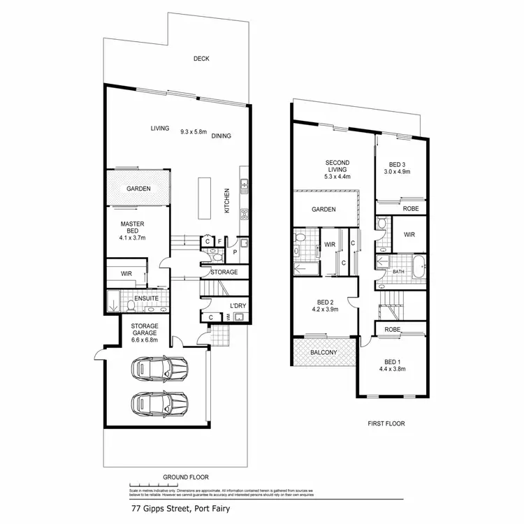 Floorplan of Homely house listing, 77a Gipps Street, Port Fairy VIC 3284