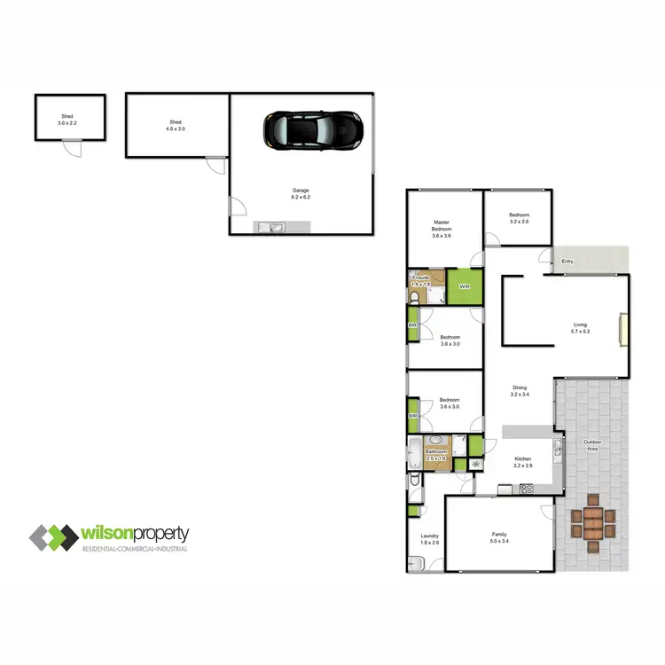 Floorplan of Homely house listing, 3 York Court, Traralgon VIC 3844