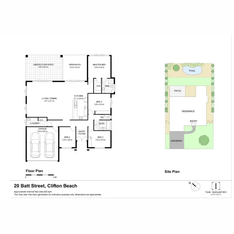 Floorplan of Homely house listing, 20 Batt Street, Clifton Beach QLD 4879