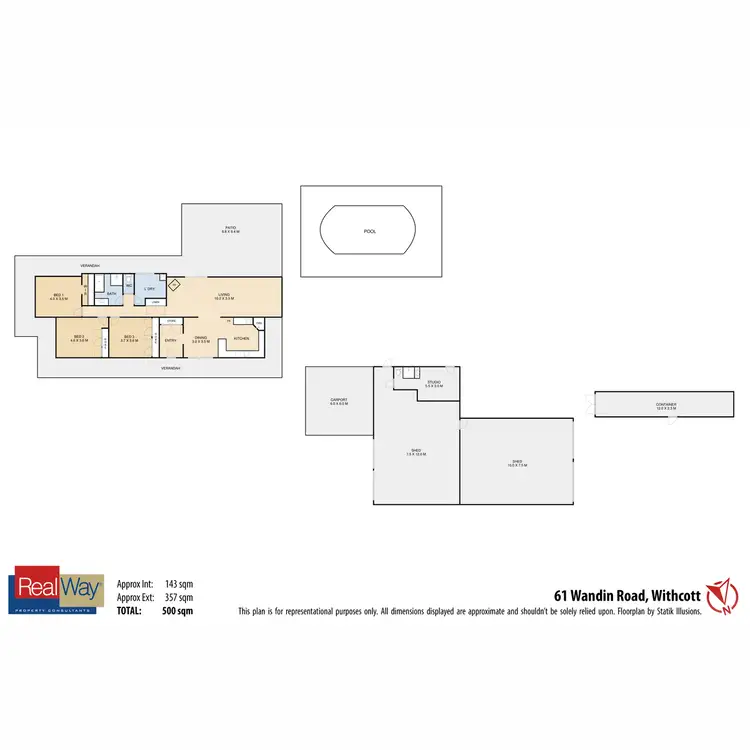 Floorplan of Homely house listing, 61 Wandin Road, Withcott QLD 4352