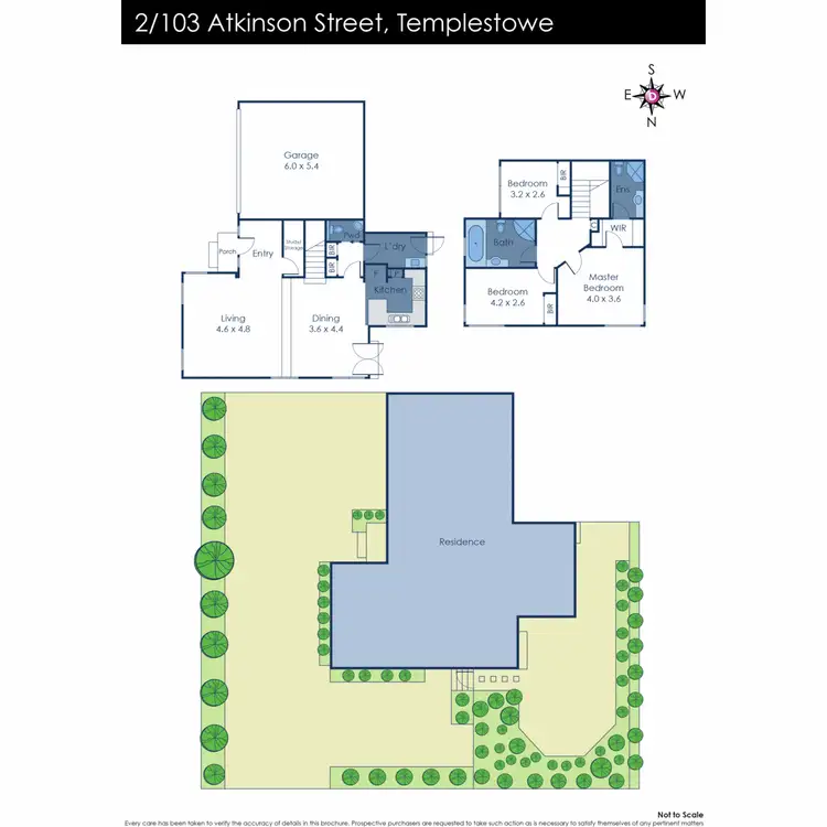 Floorplan of Homely townhouse listing, 2/103 Atkinson Street, Templestowe VIC 3106