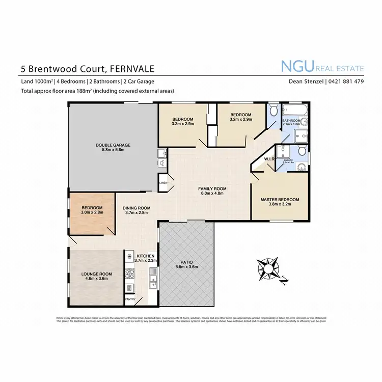 Floorplan of Homely house listing, 5 Brentwood Court, Fernvale QLD 4306