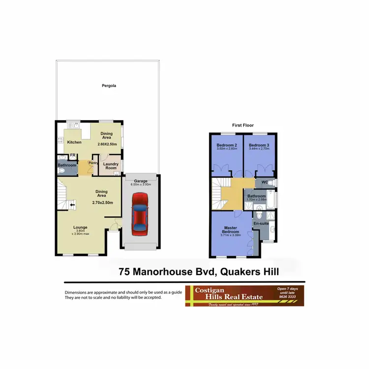 Floorplan of Homely house listing, 75 Manorhouse Boulevard, Quakers Hill NSW 2763