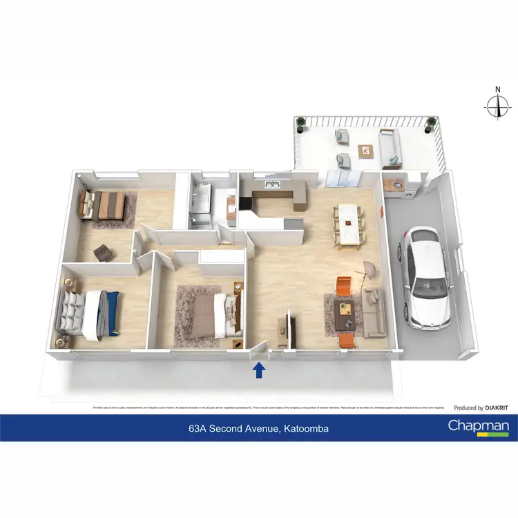 Floorplan of Homely house listing, 63A Second Avenue, Katoomba NSW 2780