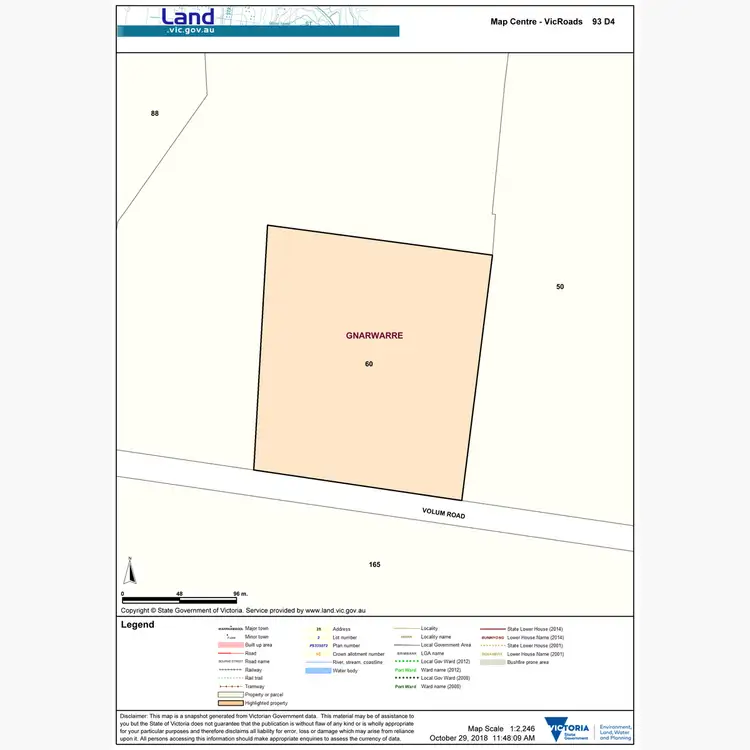 Floorplan of Homely rural property listing, 60 Volum Road, Gnarwarre VIC 3221