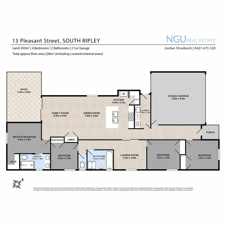 Floorplan of Homely house listing, 13 Pleasant Street, South Ripley QLD 4306
