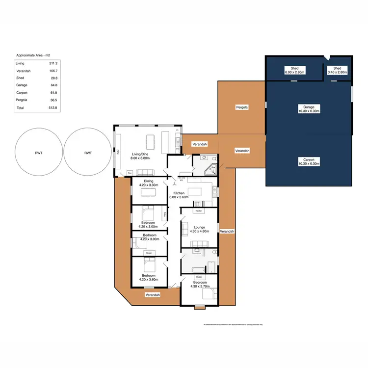 Floorplan of Homely house listing, 1231 Pages Flat Road, Myponga SA 5202