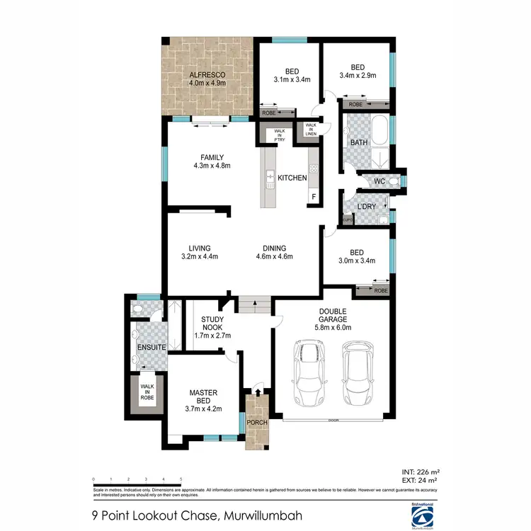 Floorplan of Homely house listing, 6 Point Lookout Chase, Murwillumbah NSW 2484