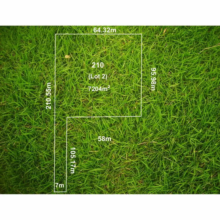 Floorplan of Homely land listing, 210 Rosedale-Flynns Creek Road, Rosedale VIC 3847
