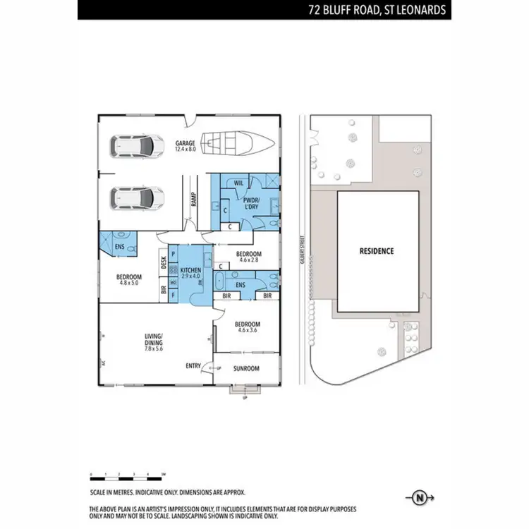 Floorplan of Homely house listing, 72 Bluff Road, St Leonards VIC 3223