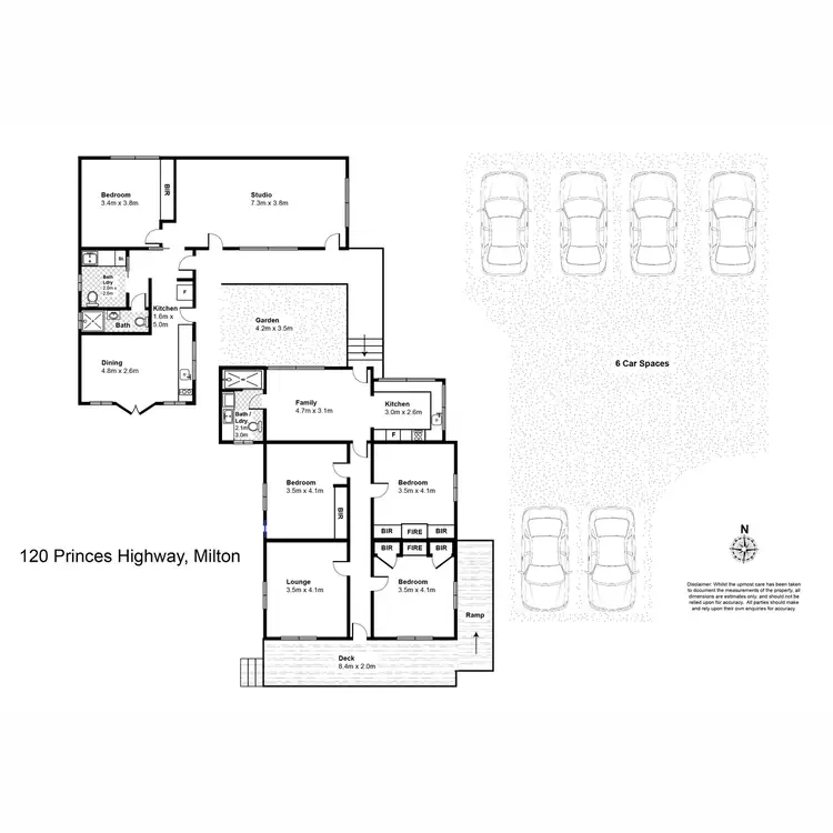 Floorplan of Homely house listing, 120 Princes Highway, Milton NSW 2538