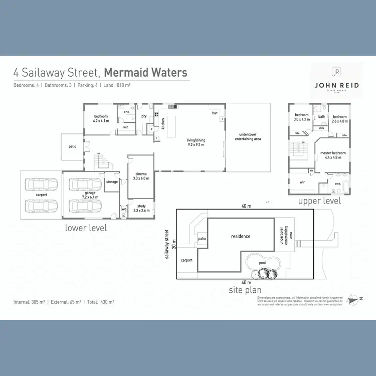 Floorplan of Homely house listing, 4 Sailaway Street, Mermaid Waters QLD 4218