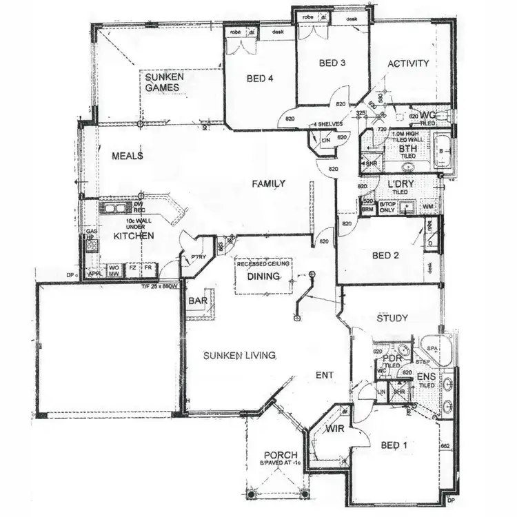 Floorplan of Homely house listing, 3 Loch Gardens, Canning Vale WA 6155