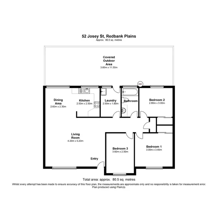 Floorplan of Homely house listing, 52 Josey Street, Redbank Plains QLD 4301
