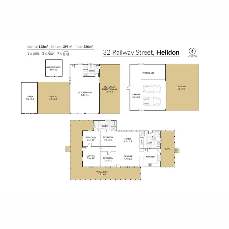 Floorplan of Homely house listing, 32 Railway Street, Helidon QLD 4344