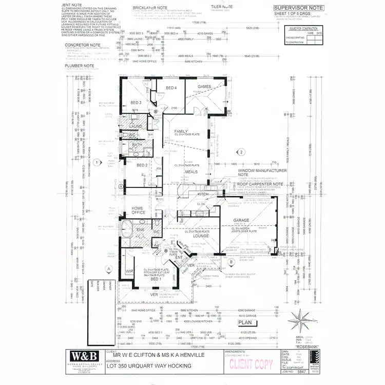 Floorplan of Homely house listing, 9 Urquhart Way, Hocking WA 6065