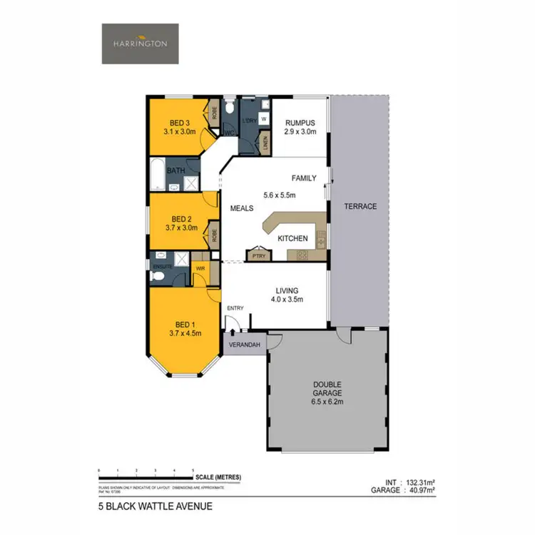 Floorplan of Homely house listing, 5 Black Wattle Avenue, Epsom VIC 3551