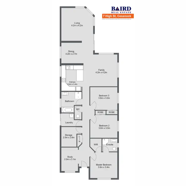 Floorplan of Homely house listing, 7 High Street, Cessnock NSW 2325