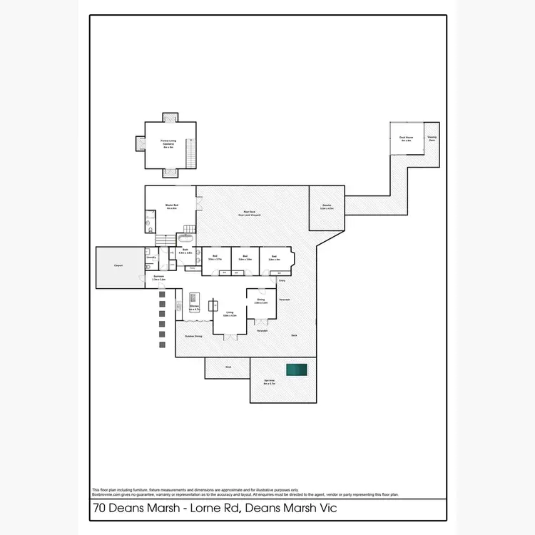 Floorplan of Homely rural property listing, 70 Deans Marsh-Lorne Road, Deans Marsh VIC 3235