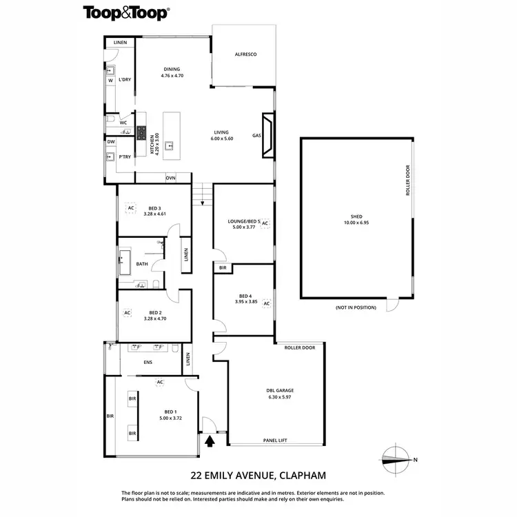Floorplan of Homely house listing, 22 Emily Avenue, Clapham SA 5062