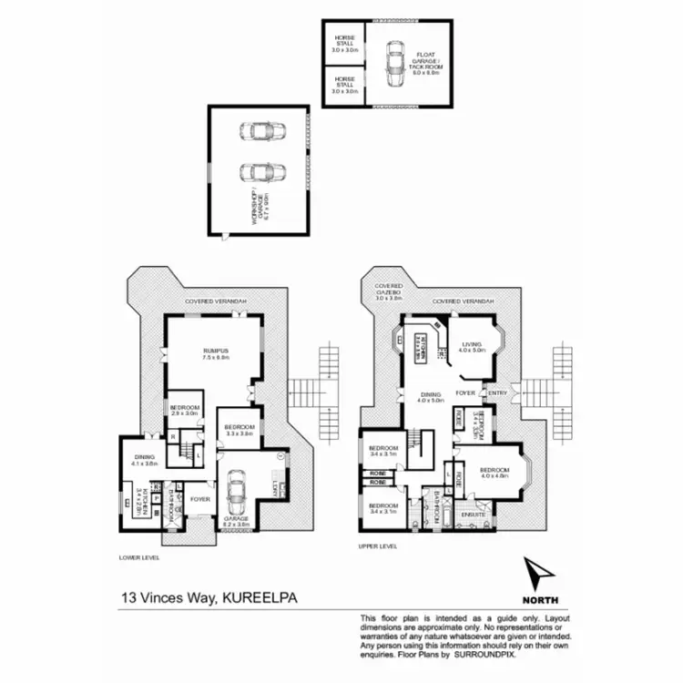 Floorplan of Homely house listing, 13 Vinces Way, Kureelpa QLD 4560
