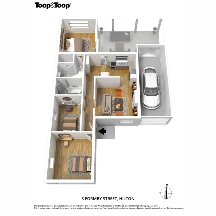 Floorplan of Homely house listing, 3 Formby Street, Hilton SA 5033