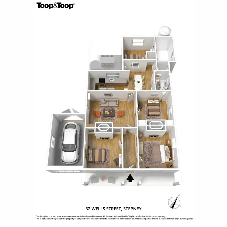 Floorplan of Homely house listing, 32 Wells Street, Stepney SA 5069