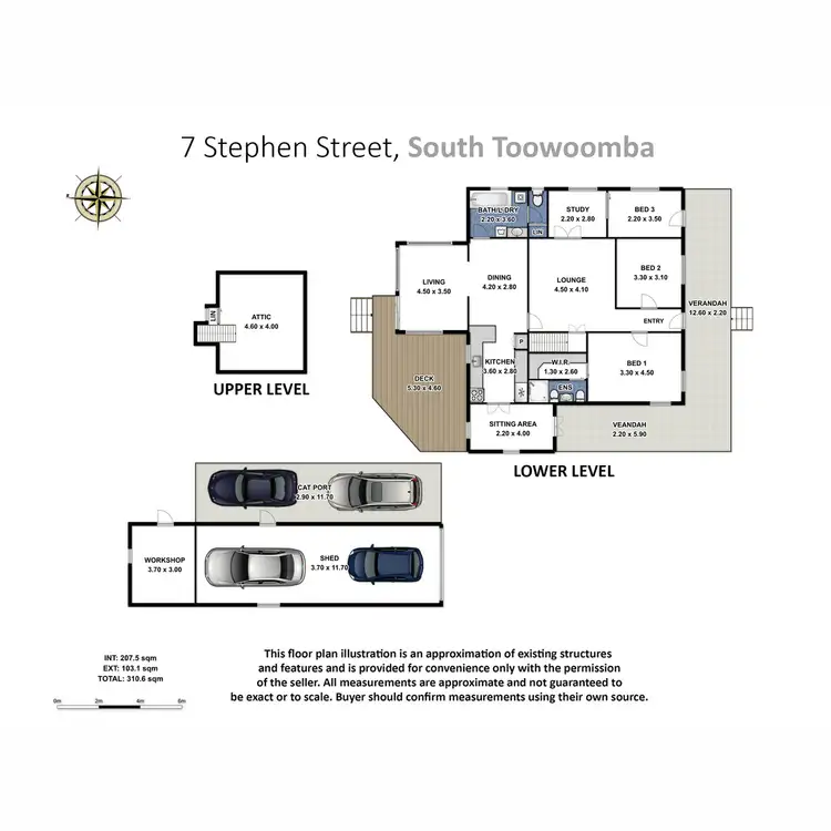 Floorplan of Homely house listing, 7 Stephen Street, South Toowoomba QLD 4350