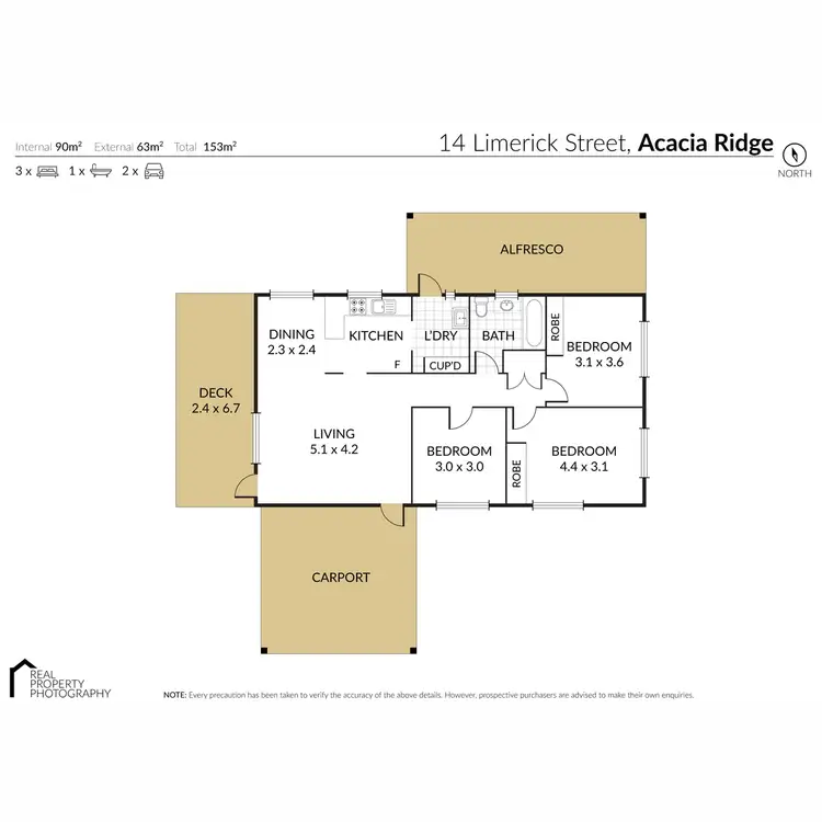 Floorplan of Homely house listing, 14 Limerick Street, Acacia Ridge QLD 4110