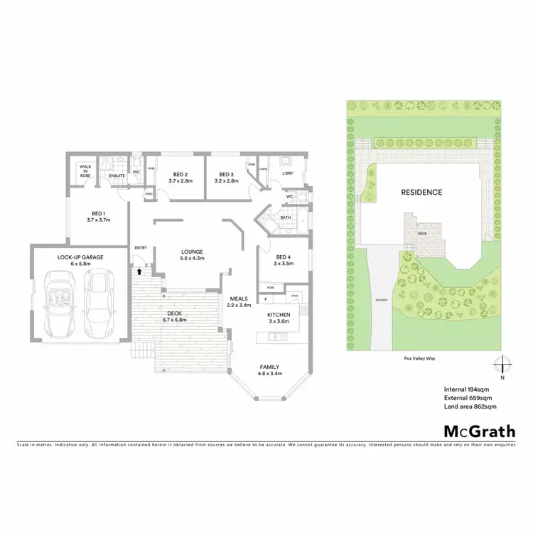 Floorplan of Homely house listing, 8 Fox Valley Way, Lennox Head NSW 2478