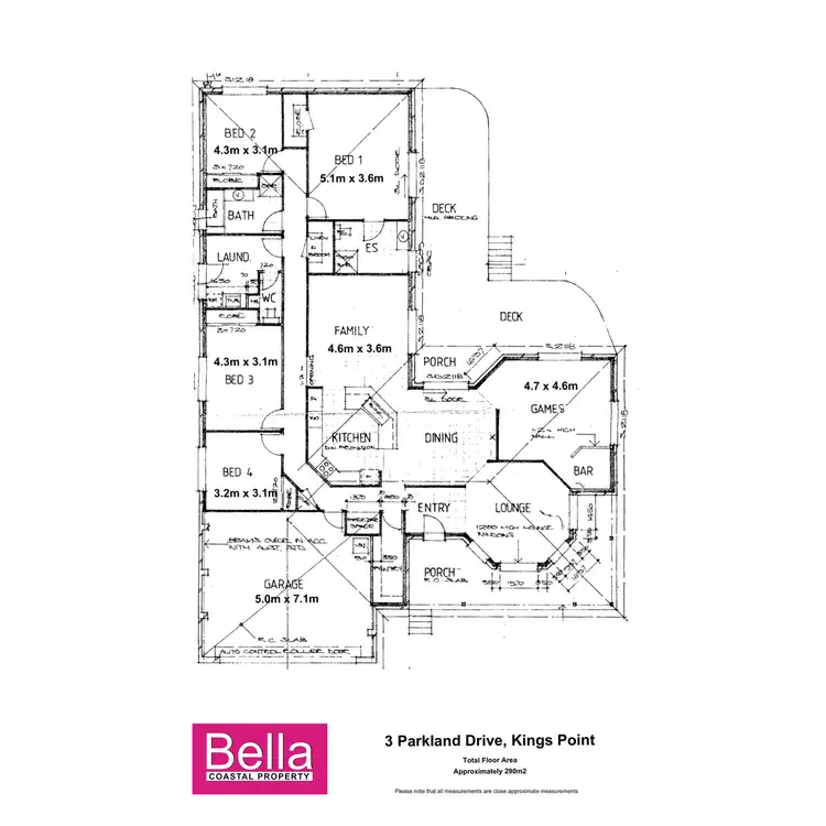 Floorplan of Homely house listing, 3 Parkland Drive, Kings Point NSW 2539