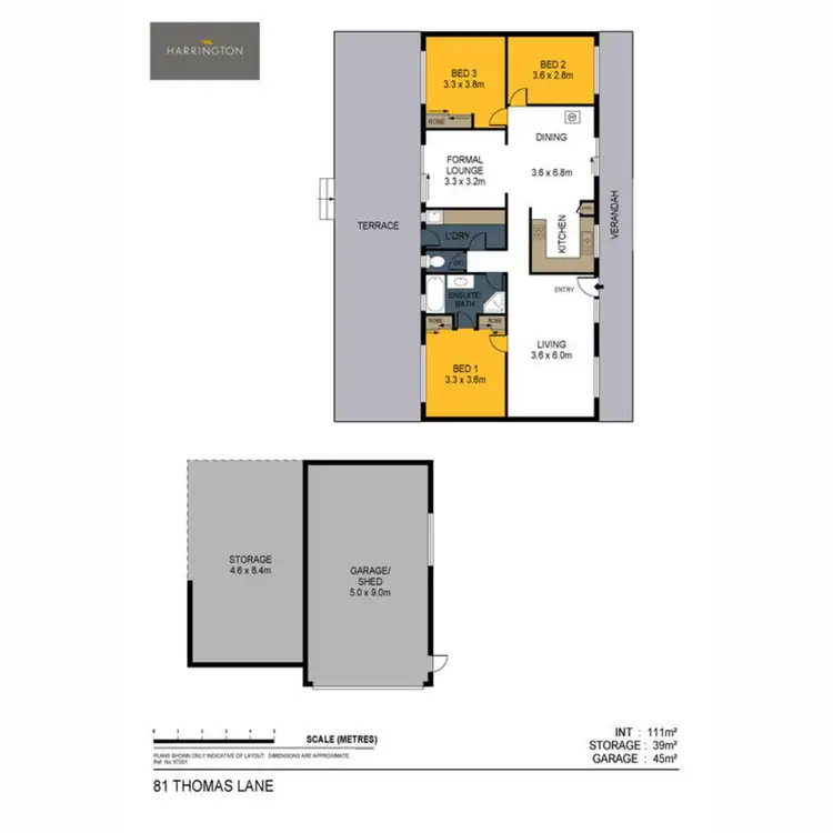 Floorplan of Homely house listing, 81 Thomas Lane, Neilborough VIC 3570