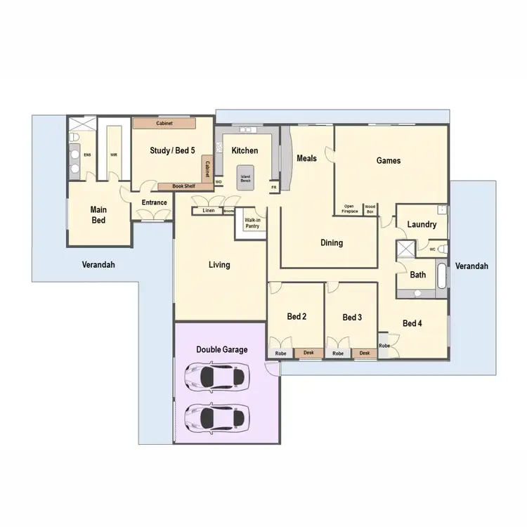 Floorplan of Homely house listing, 54 Sublime Glade, Carramar WA 6031