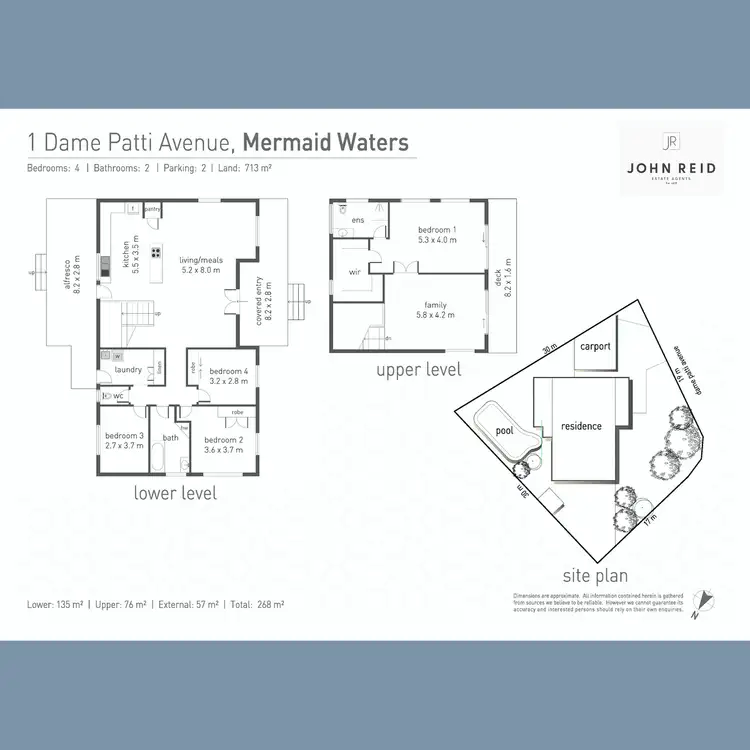 Floorplan of Homely house listing, 1 Dame Patti Avenue, Mermaid Waters QLD 4218