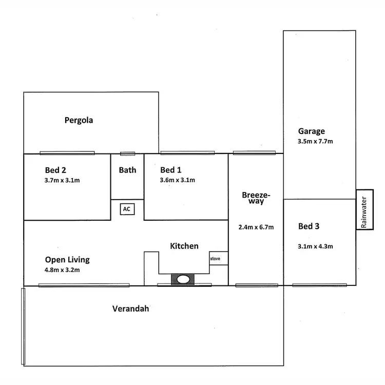Floorplan of Homely house listing, 124 Page Drive, Blanchetown SA 5357