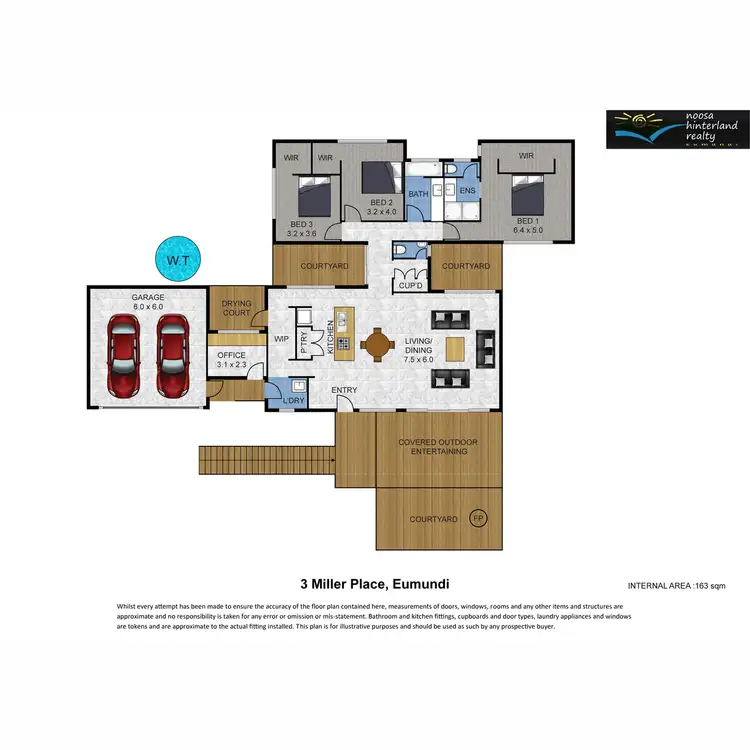Floorplan of Homely house listing, 3 Miller Place, Eumundi QLD 4562
