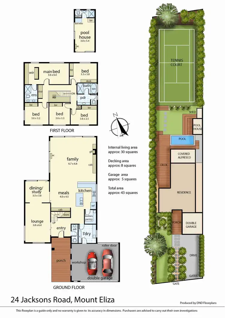 Floorplan of Homely house listing, 24 Jacksons Road, Mount Eliza VIC 3930