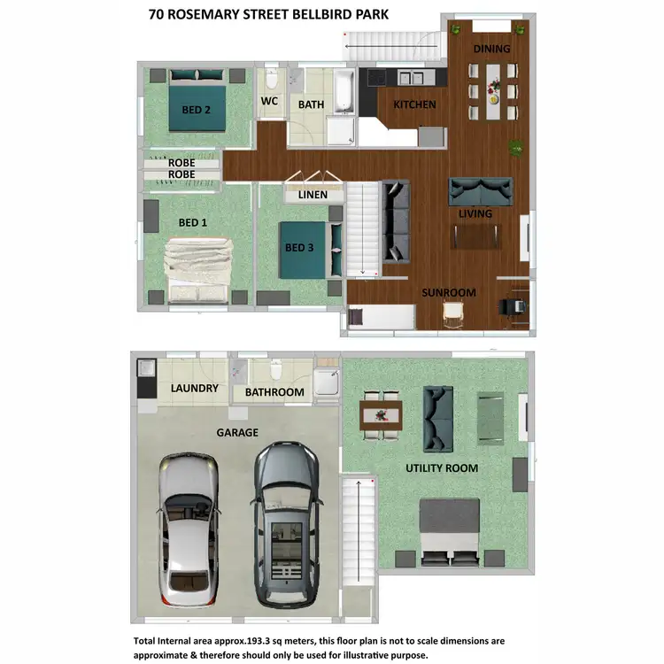 Floorplan of Homely house listing, 70 Rosemary Street, Bellbird Park QLD 4300