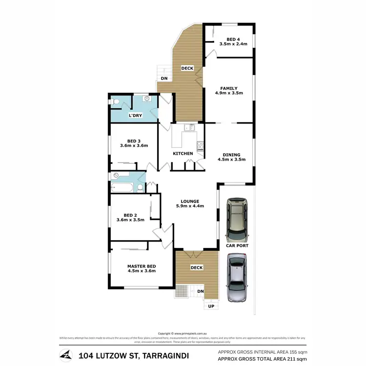 Floorplan of Homely house listing, 104 Lutzow Street, Tarragindi QLD 4121