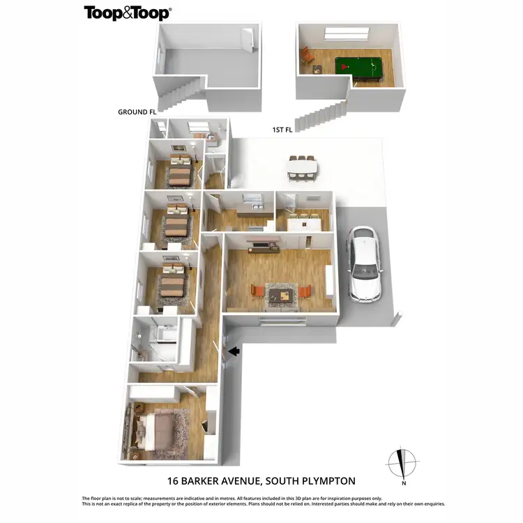 Floorplan of Homely house listing, 16 Barker Avenue, South Plympton SA 5038