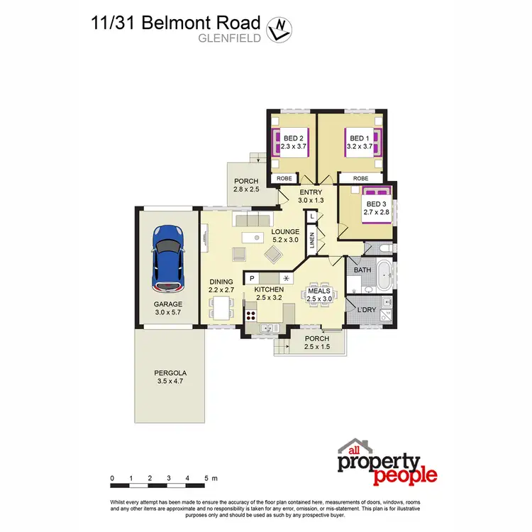 Floorplan of Homely villa listing, 11/31 Belmont Road, Glenfield NSW 2167