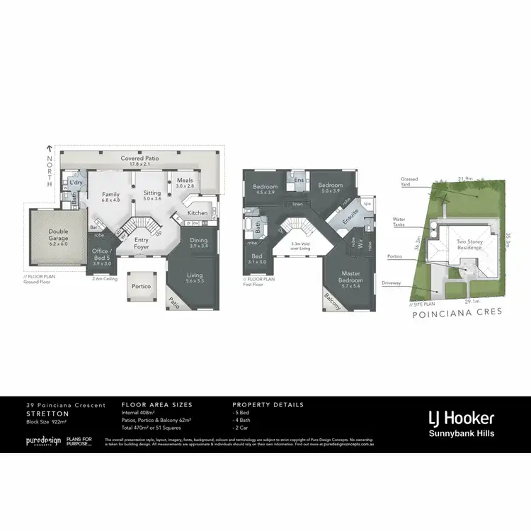 Floorplan of Homely house listing, 39 Poinciana Crescent, Stretton QLD 4116