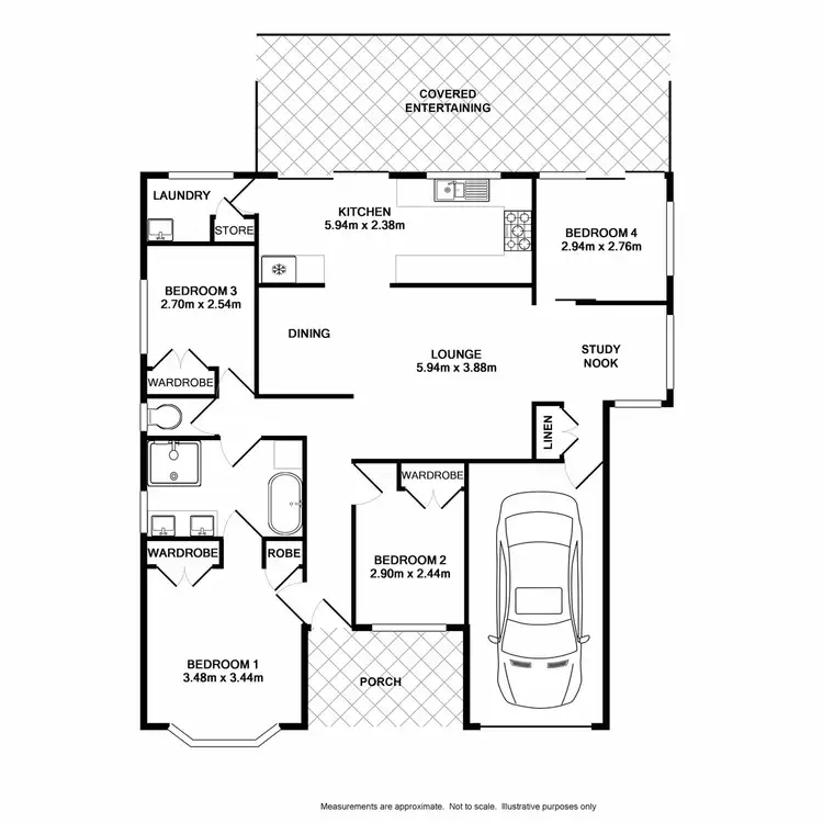 Floorplan of Homely house listing, 63 Candlebark Circuit, Glenmore Park NSW 2745