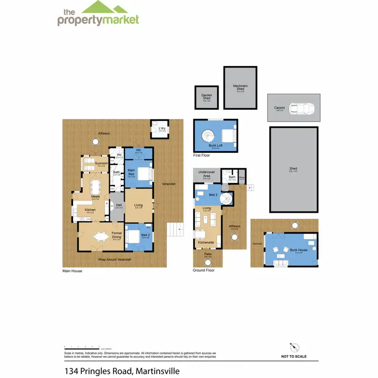 Floorplan of Homely rural property listing, 134 Pringles Road, Martinsville NSW 2265
