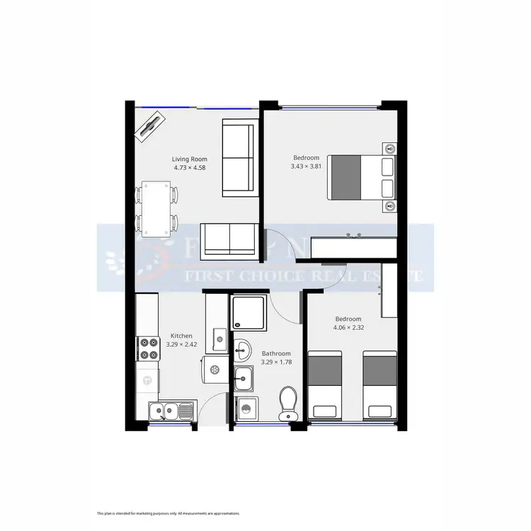 Floorplan of Homely unit listing, 4/14 Fishpen Road, Merimbula NSW 2548