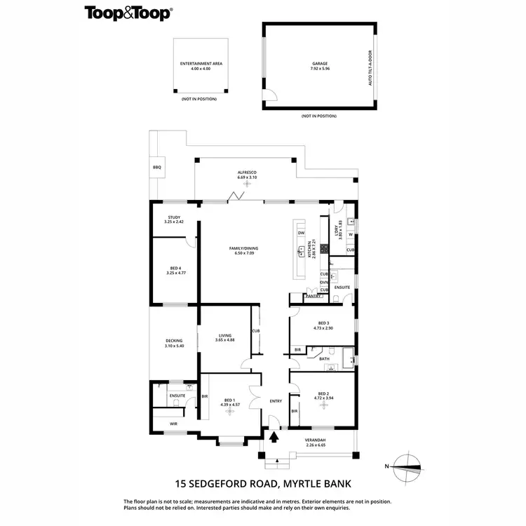 Floorplan of Homely house listing, 15 Sedgeford Road, Myrtle Bank SA 5064