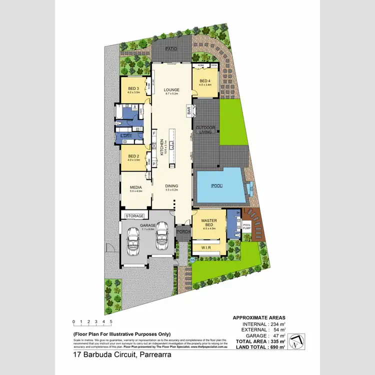 Floorplan of Homely house listing, 17 Barbuda Circuit, Kawana Island QLD 4575
